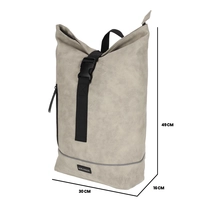 NORLÄNDER Nubuck Urban Rugtas Taupe