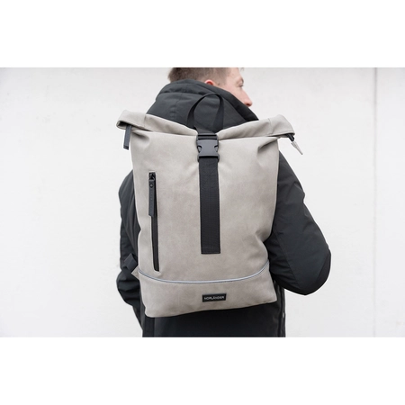 NORLÄNDER Nubuck Urban Rugtas Taupe