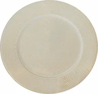 Onderbord Swirl Plastic Wit Ø33cm