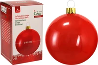 Opblaasbare Kerstbal Ø45cm Rood