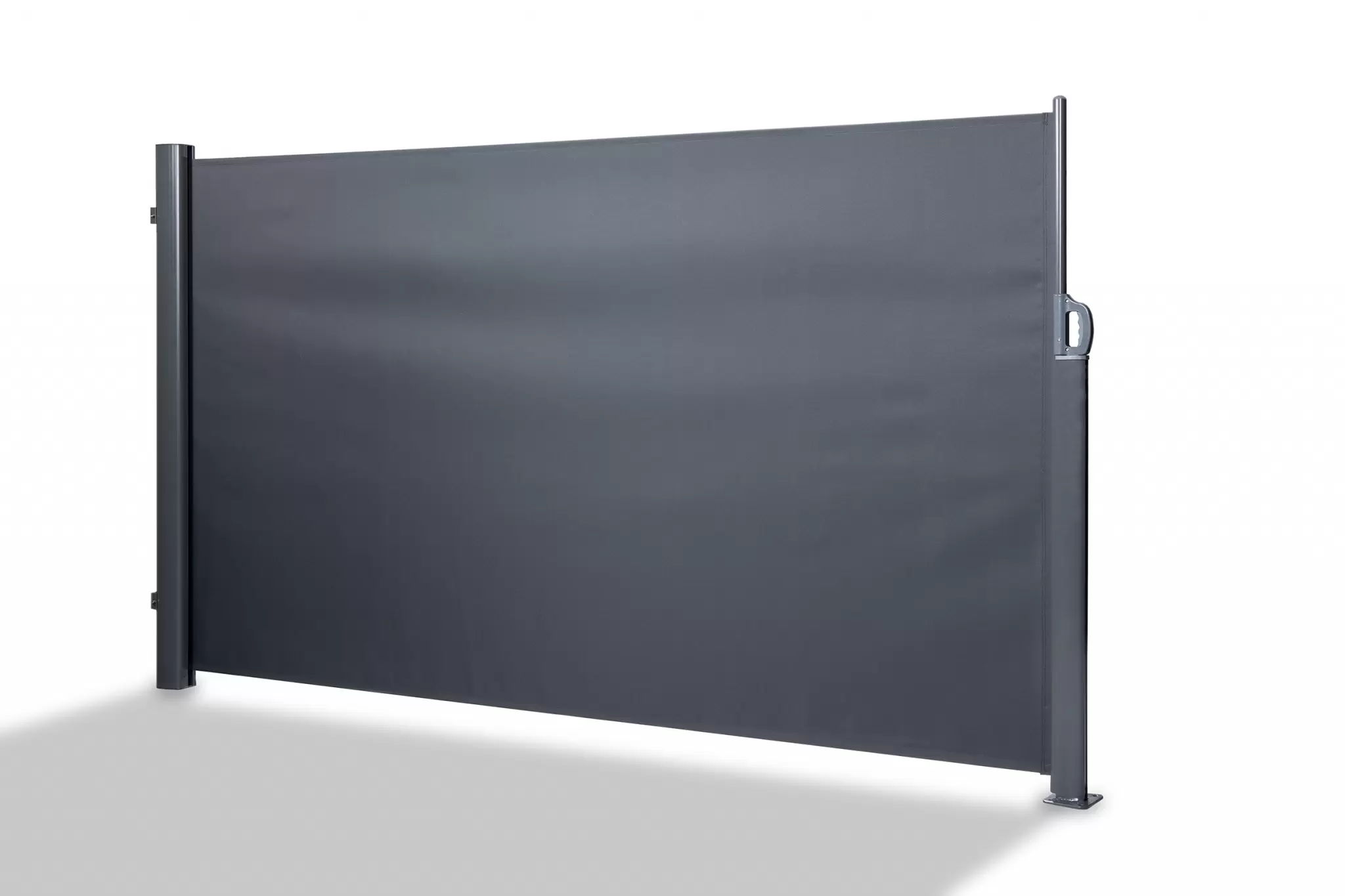 Bliksem catalogus pakket Oprolbaar Windscherm | Antraciet | 160x350cm - Tuincollectie.nl