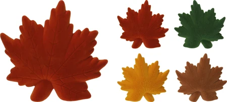 Ornament Esdoornblad 15cm Assorti 1st