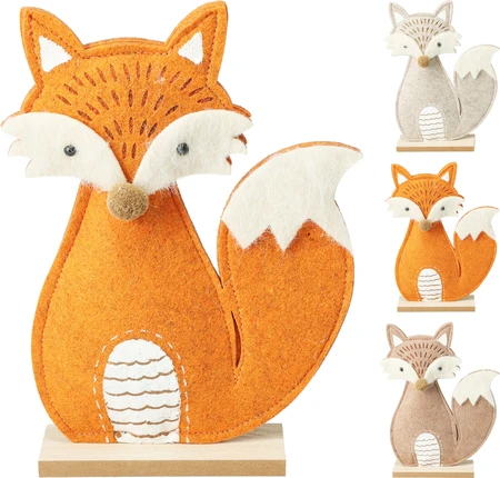 Ornament op voet Vos 22cm Assorti 1st