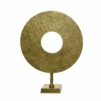 Ornament Rond Metaal Goud 46,5cm