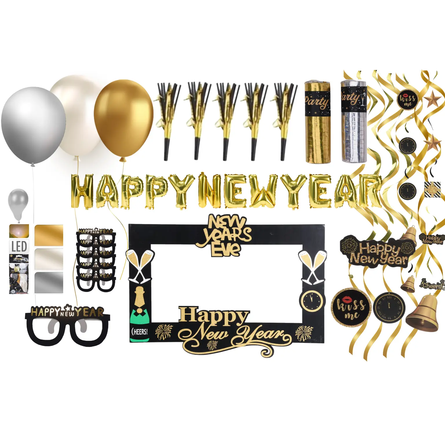 Oud en Nieuw Versiering Pakket L Bestel online! Tuincollectie.nl