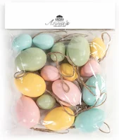Paasdecoratie Eieren 4/6cm Pastel 16st