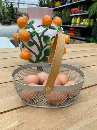 Paasmandje IJzer 20x15cm Assorti 1st