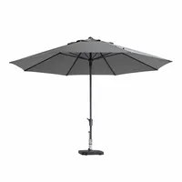 Parasol Timor Luxe Ø400cm Licht Grijs