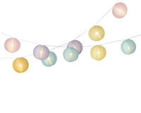 Partylights Lampion 15 LED 7m Pastel