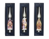 Piek Peperkoekhuisje Glas 31cm Assorti 1st
