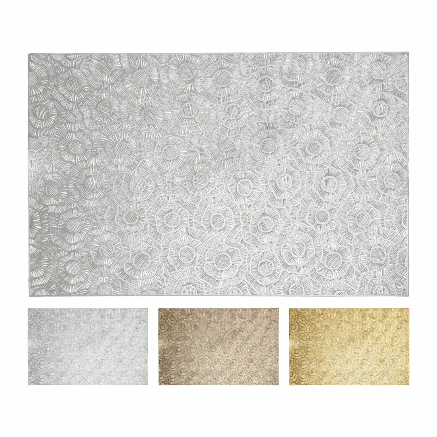 Placemat Kerst Met roos patroon In 3 kleuren Tuincollectie.nl