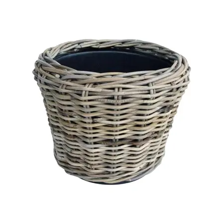 Plantenmand Drypot Rotan Grijs Ø33cm