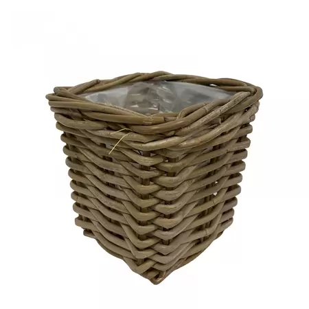 Plantenmand Rotan 18x18x14cm