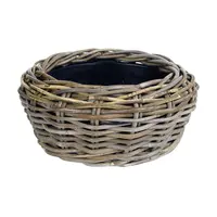 Plantenschaal Rotan Drypot Grijs Ø44cm