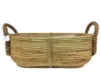 Plantenschaal Rotan Ovaal 50cm Naturel - afbeelding 1