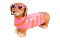 Plateau Teckel Larry 75cm Roze-Oranje