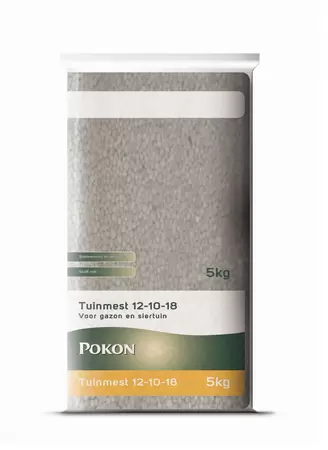 POKON Meststof gazon-tuin 12-10-18 5kg