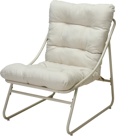 ProGarden Loungestoel Set 3-delig Beige