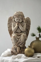 PTMD Beeld Johdie Engel Crème 56cm
