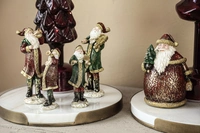 PTMD Beeld Noelle Kerstman met Instrument 15cm