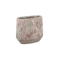 PTMD Bloempot Diesel Grijs Ovaal 18cm
