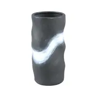 PTMD Bloempot Giacomo Grijs Vaas Ø12cm
