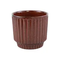  PTMD Bloempot Hodor Bordeaux Ø12,5cm