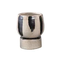 PTMD Bloempot Layiah Bruin 13,5cm