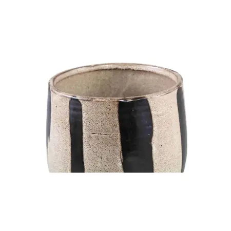 PTMD Bloempot Layiah Bruin 13,5cm
