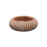 PTMD Bloempot Revil Cement Koper Laag Ø25cm