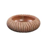 PTMD Bloempot Revil Cement Koper Laag Ø35cm