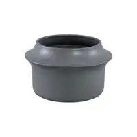 PTMD Bloempot Vivaldi Grijs Low 