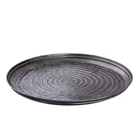 PTMD Decoratieschaal Metaal Zilver Ø60cm