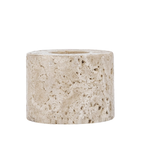 PTMD Kandelaar Jaqueleen Beige L 5cm