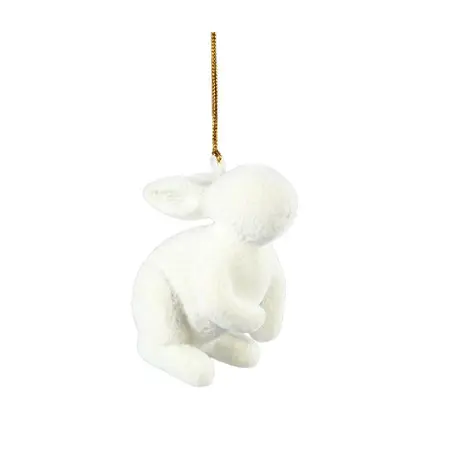 PTMD Paasdecoratie Konijn Hanger Wit