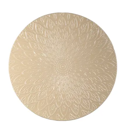 PTMD Wanddecoratie Milagros Metaal Crème Ø90cm