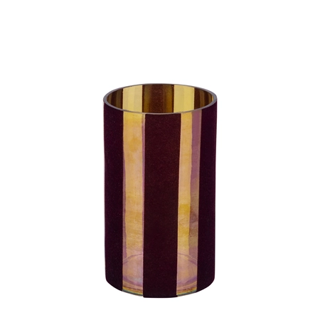 PTMD Waxinelichthouder Jeyden Bordeaux Rood M 20cm