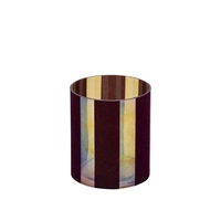PTMD Waxinelichthouder Jeyden Bordeaux Rood S 14cm