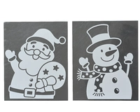 Raamsticker Kerst Wit Assorti 1st