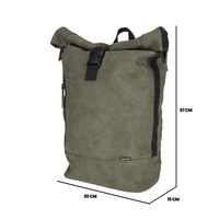 NORLÄNDER Nubuck Rol Rugtas Groen