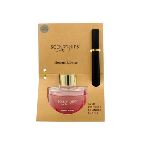 Scentchips Geurstokjes Set Cylinder Flowers & Dates 100ml