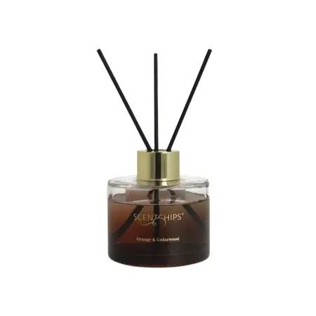 Scentchips Geurstokjes Set Cylinder Orange & Cedarwood 100ml