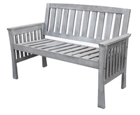 SenS-Line Tuinbank Kensington Grey 125cm