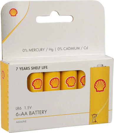 Shell AA-Batterijen 6 stuks