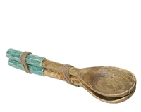 Slabestek Mangohout Blauw Set