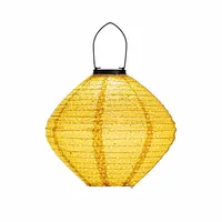 Solar Lampion Geel 29x25cm