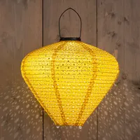 Solar Lampion Geel 33x29cm