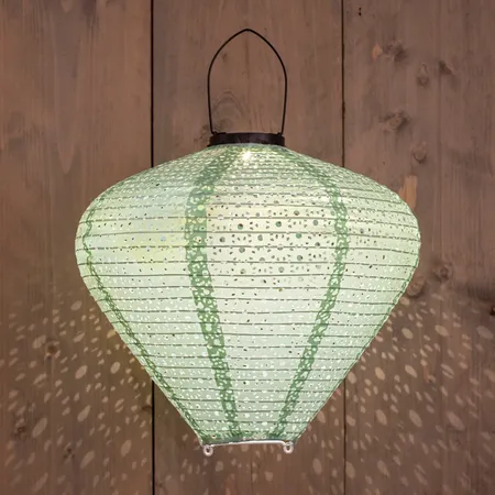 Solar Lampion Groen 33x29cm