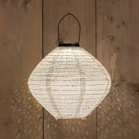 Solar Lampion Wit 29x25cm