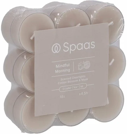 Spaas Clearlights Geurtheelichtjes Mindful Morning 18st